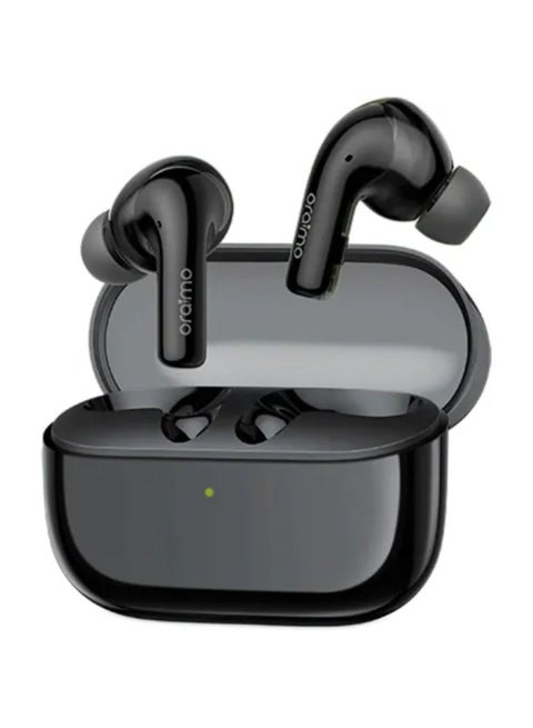 Oraimo Airpods Active Noise Cancelling Bluetooth Earphones, Sound360 Spatial Audio True Wireless Earbuds,4 Mics for AI Clear Calls,38H Playtime, Dual Device Connectivity, Customization via App Black
