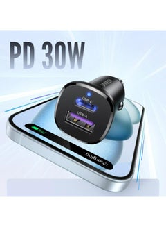 Ugreen UGREEN 2-Port Fast Car Charger 30W Black  - Image 2