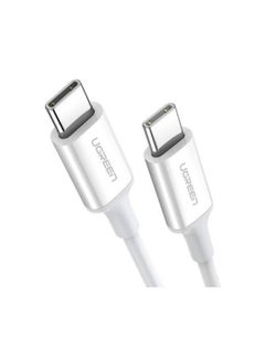 UGREEN Cable USB-C To USB-C 2.0 3A 60W Data 1M White