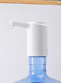كريبتون Rechargeable Water Pump- Simple Installation, for Gallon, Bottles/ Dispenser, can be Used at Home and Office/ Portable and Light-Weight with Easy One Button Mechanism and USB Charging KNWP5474 White  - Image 5