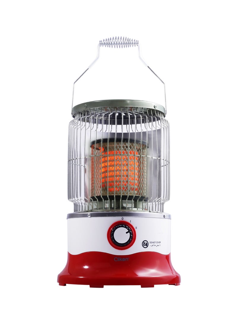 كليكون Ceramic Heater: Efficient & Stylish Heating Solution 2000 W CK4236 Red - Image 3