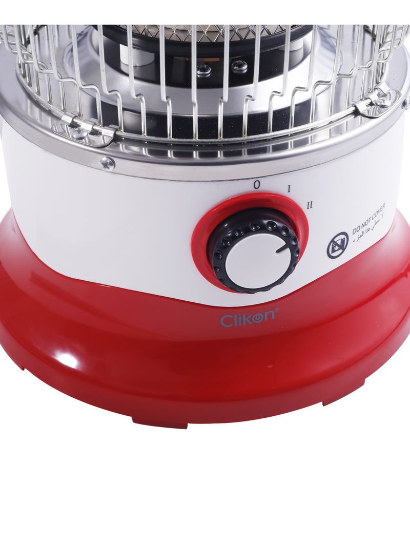 كليكون Ceramic Heater: Efficient & Stylish Heating Solution 2000 W CK4236 Red - Image 5