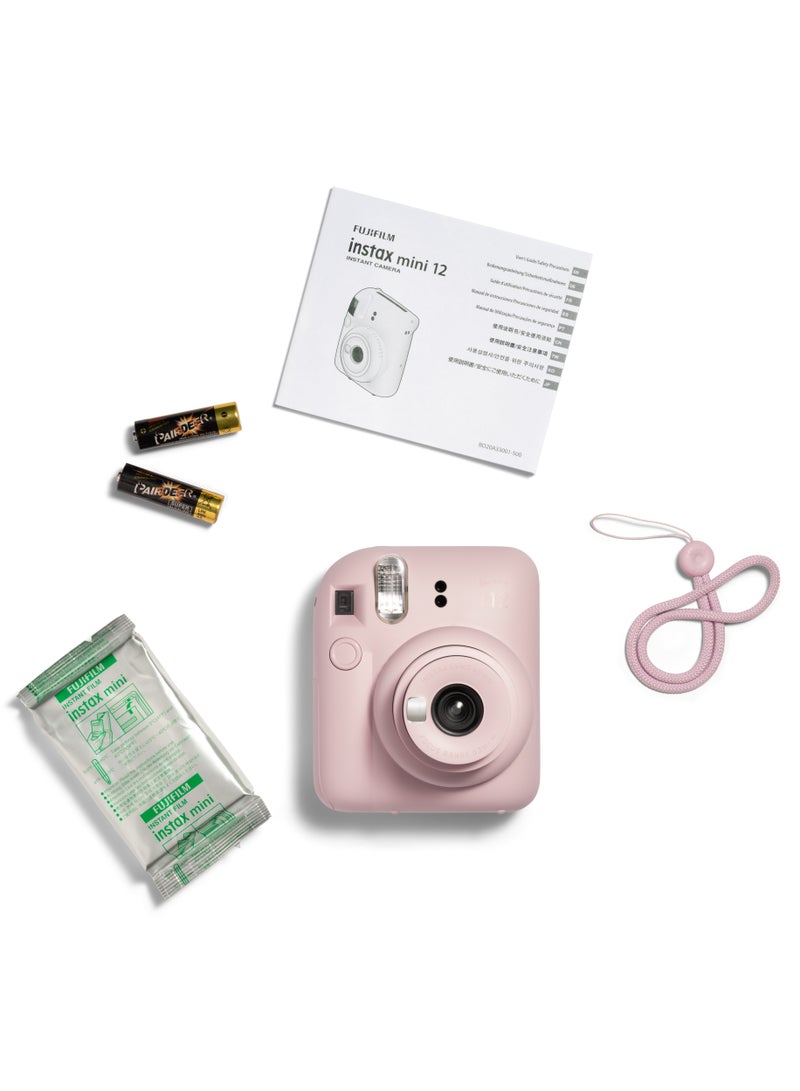 FUJIFILM - Instax Camera Mini 12 joy Pack (Blossom Pink) - Image 1
