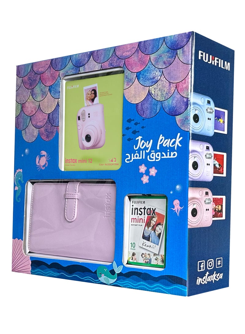 FUJIFILM Instax Camera Mini 12 joy Pack (Blossom Pink)  - Image 5