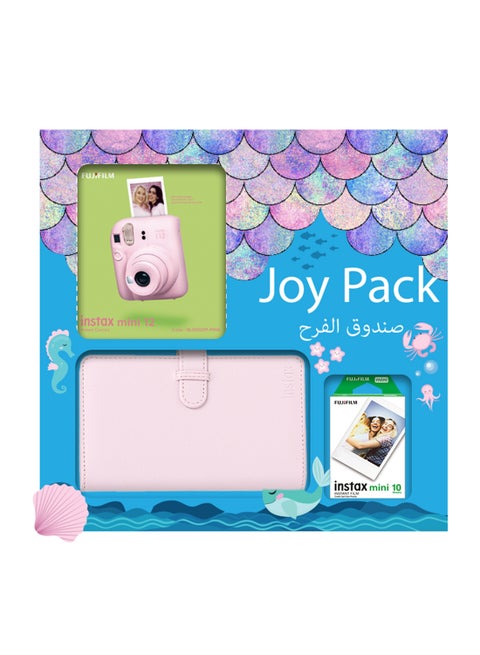 Instax Camera Mini 12 joy Pack (Blossom Pink)