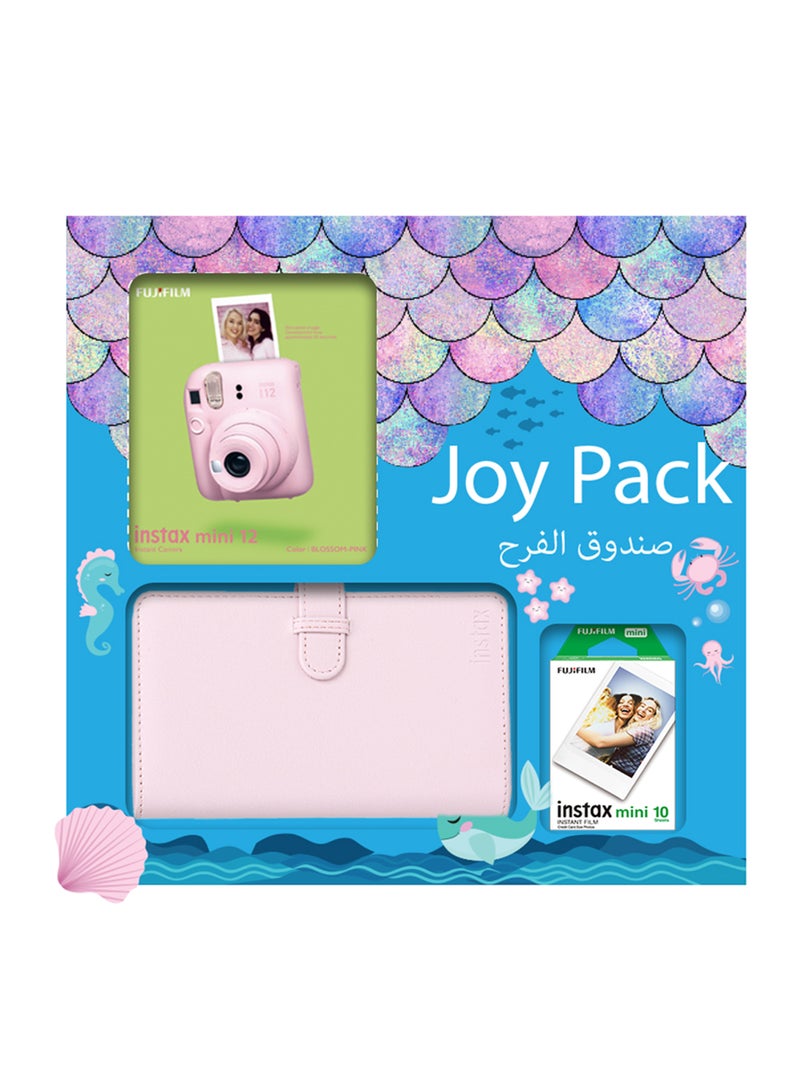فوجي فيلم - Instax Camera Mini 12 joy Pack (Blossom Pink) - Image 1