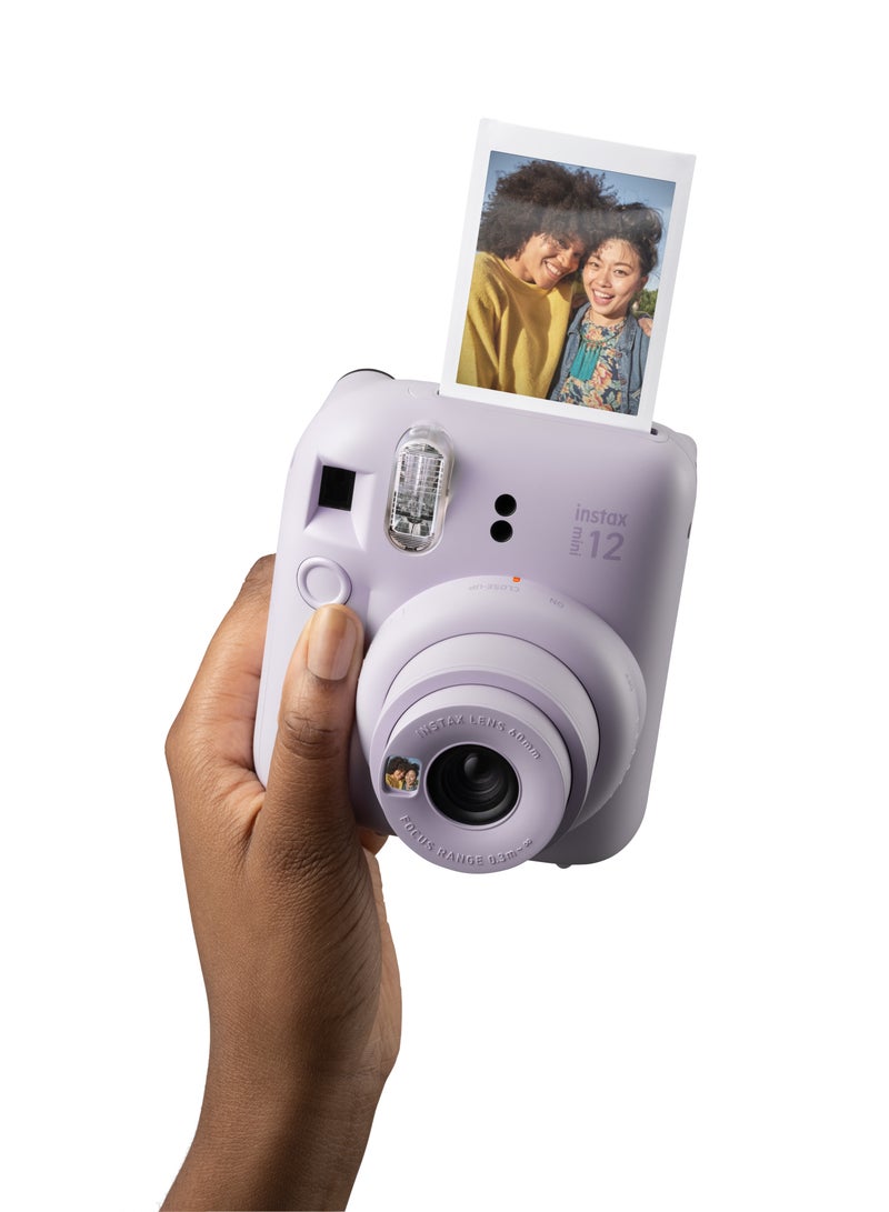 FUJIFILM Instax Camera Mini 12 joy Pack (Lilac Purple)  - Image 4