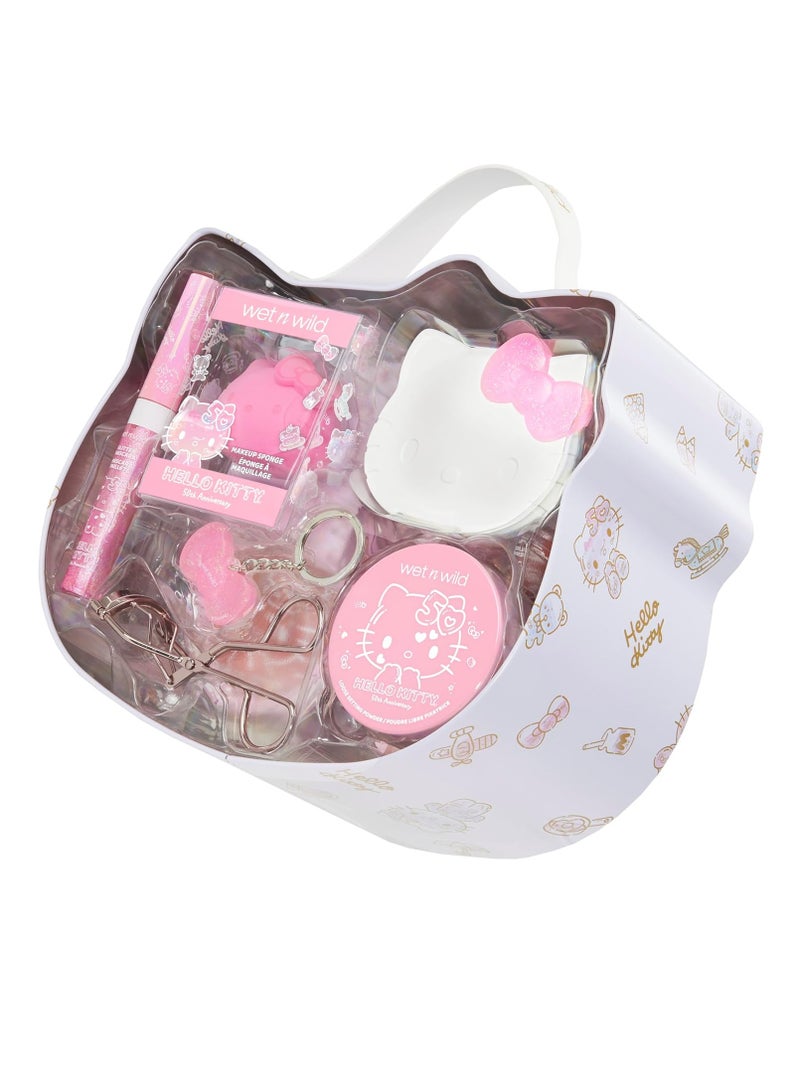 ويت اند وايلد PR Box, Makeup Set with Versatile Unique looks, 2-Layered Keepsake Box, Buildable & Blendable Formulas, Cruelty-Free & Vegan Hello Kitty - Image 2