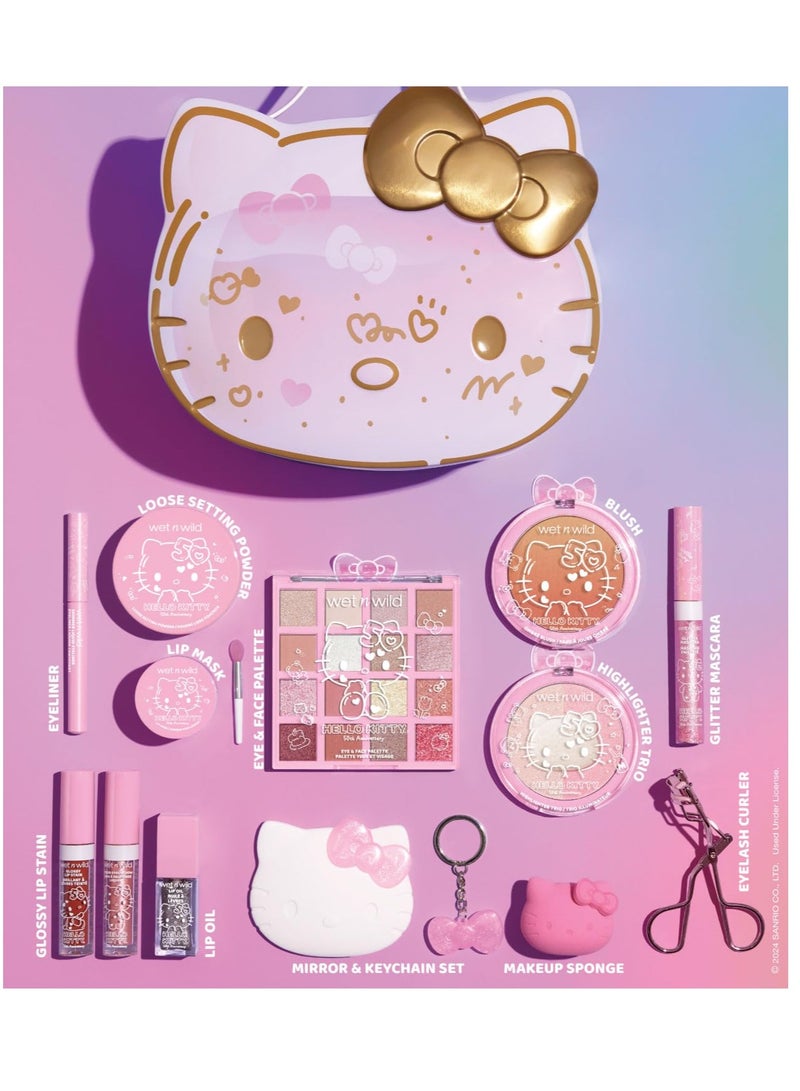 ويت اند وايلد PR Box, Makeup Set with Versatile Unique looks, 2-Layered Keepsake Box, Buildable & Blendable Formulas, Cruelty-Free & Vegan Hello Kitty - Image 4