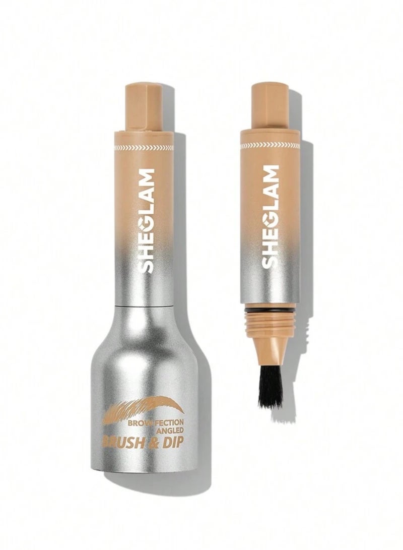 SHEGLAM Brow-Fection Angled Brush & Dip- Latte  - Image 4