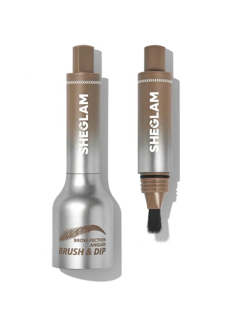 SHEGLAM Brow-Fection Angled Brush & Dip Ash  - Image 4