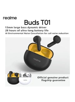 realme Buds T01 Bluetooth Earbuds Black  - Image 2