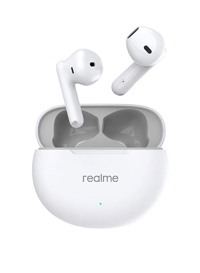 realme - Buds T01 Bluetooth Earbuds White - Image 1