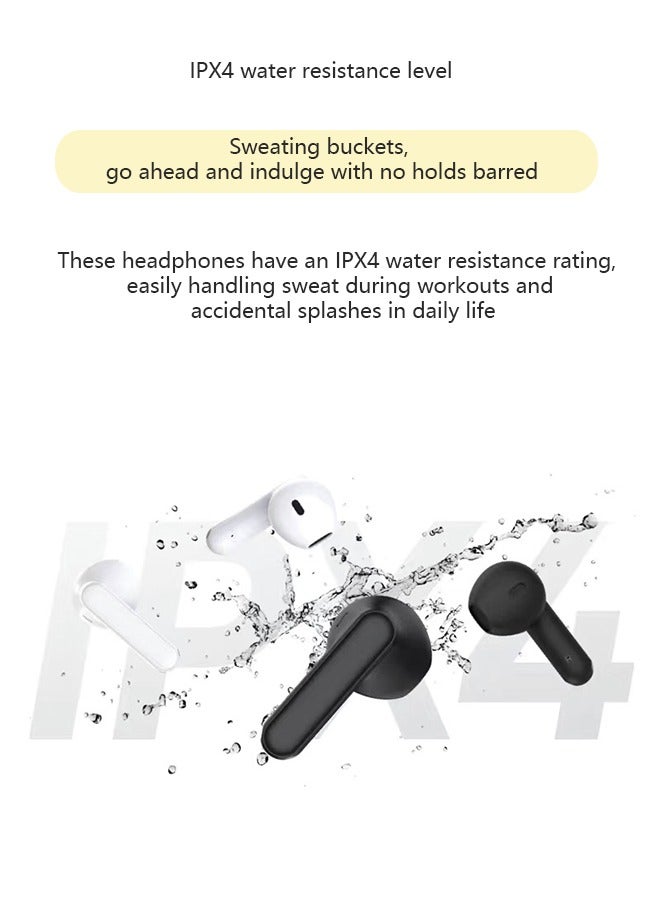 realme Buds T01 Bluetooth Earbuds White - Image 5