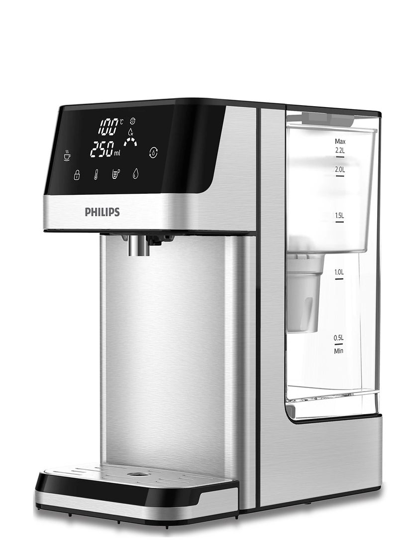 Philips - Bottom Loading One Nozzle UV Micro P-Clean filtration ADD5910M/90 Silver - Image 1
