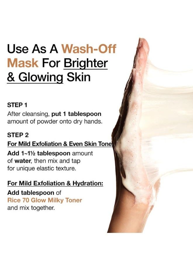 انوا Rice Glow Trio - Rice Enzyme Brightening Cleansing Powder 40g, Rice 70 Glow Milky Toner 250ml And 7 Rice Ceramide Hydrating Barrier Serum 50ml 340ml - Image 3