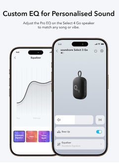 Soundcore Select 4 Go Ultra Portable Bluetooth Speaker by Anker, 20H Playtime, IP67 Waterproof and Dustproof, Floatable, Customisable Pro EQ, Wireless Stereo Pairing, Ideal for Home, Outdoors, Hiking Black/Gold  - Image 4