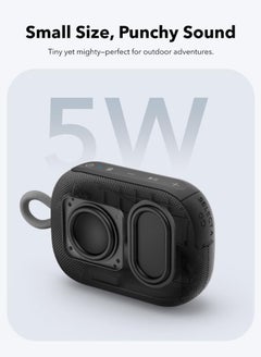 Select 4 Go Ultra Portable Bluetooth Speaker by Anker, 20H Playtime, IP67 Waterproof and Dustproof, Floatable, Customisable Pro EQ, Wireless Stereo Pairing, Ideal for Home, Outdoors, Hiking Black/Gold - pnsku/N70133802V/45/_/1733546855/f696ceea-06b7-4799-8a65-15b0442a3cf1