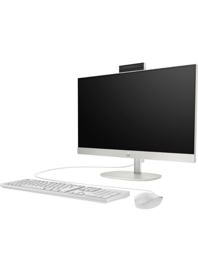 HP ProOne All in One With 23.8 Inch (1920x1080) IPS Display, Intel Core i7-1355U Processor/16GB RAM DDR4/ 512GB SSD/Intel Iris Xe Graphics /DOS(Without Windows) English/Arabic Grey  - Image 3