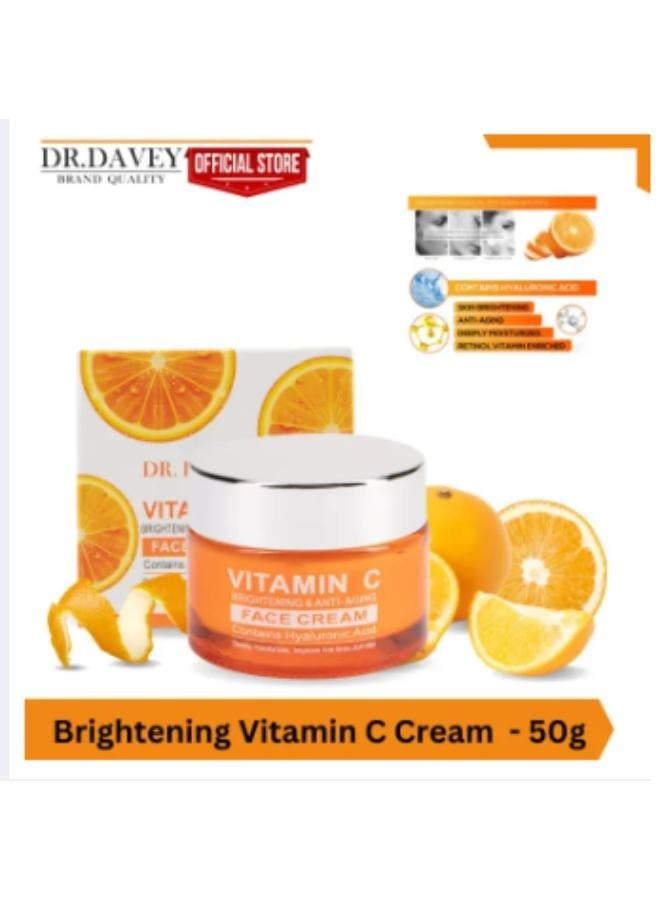 دكتور دافي Vitamin C Anti Aging Face Cream - 50grams - Image 4