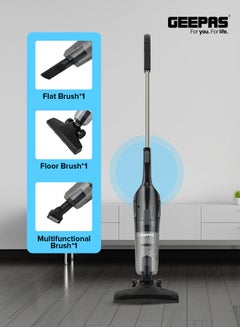 جيباس 2-in-1 Stick & Handheld Vacuum Cleaner with HEPA Filtration, Powerful Suction, Large Dust Capacity, Ideal for Homes, Offices, & Cars 1.2 L 600 W GVC19055-BK Black  - Image 4