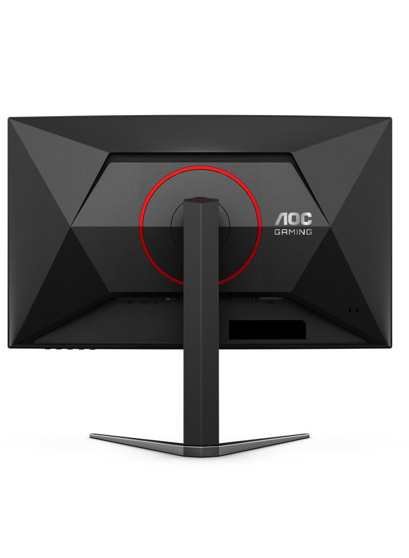 AOC 27" Inch Curved Gaming Monitor (2560×1440) 2K QHD, 180Hz Refresh Rate, 0.5ms Response Time, HDMI, VA Panel Type, HDR10, Adaptive Sync Technology & Adjustable Stand - CQ27G4 | Black & Red  - Image 5