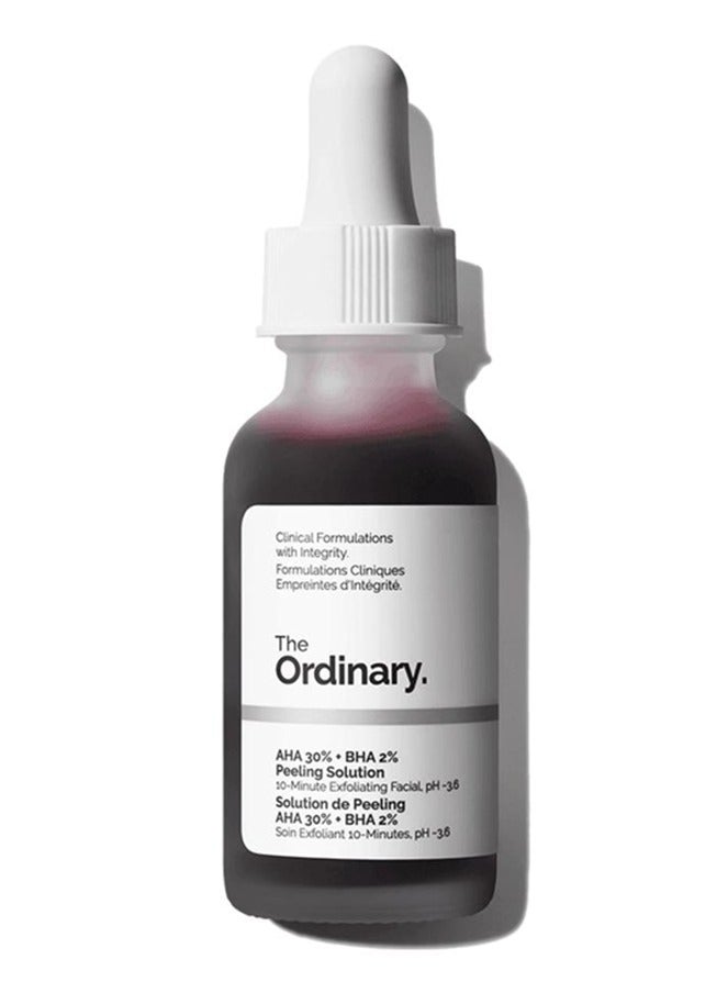 The Ordinary - AHA 30% + BHA 2% Peeling Solution - An Advanced-Level Exfoliating Peel 30ml - Image 1