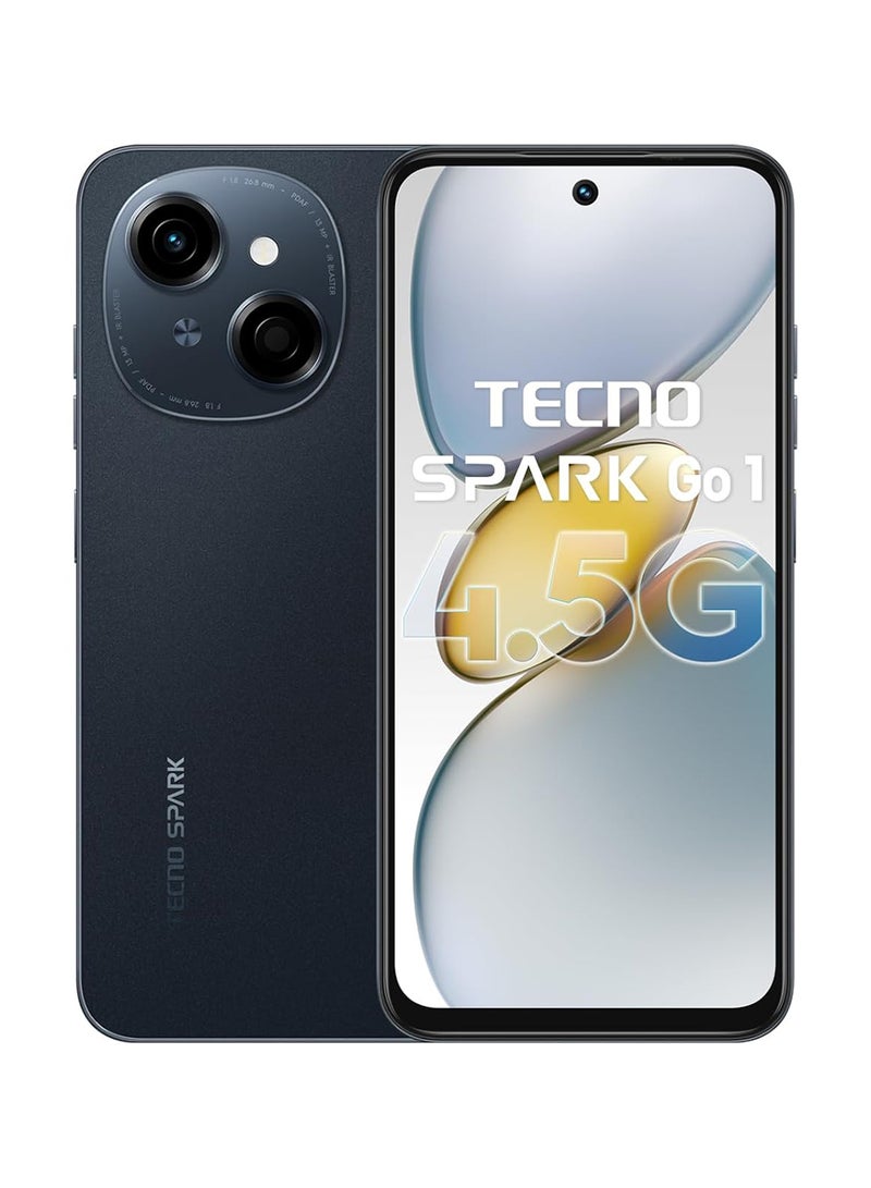 TECNO SPARK Go 1 Startrail Black Dual SIM 3GB RAM 64GB - Middle East Version  - Image 1