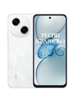 تكنو SPARK Go 1 Glittery White  Dual SIM 3GB RAM 64GB - Middle East Version  - Image 1
