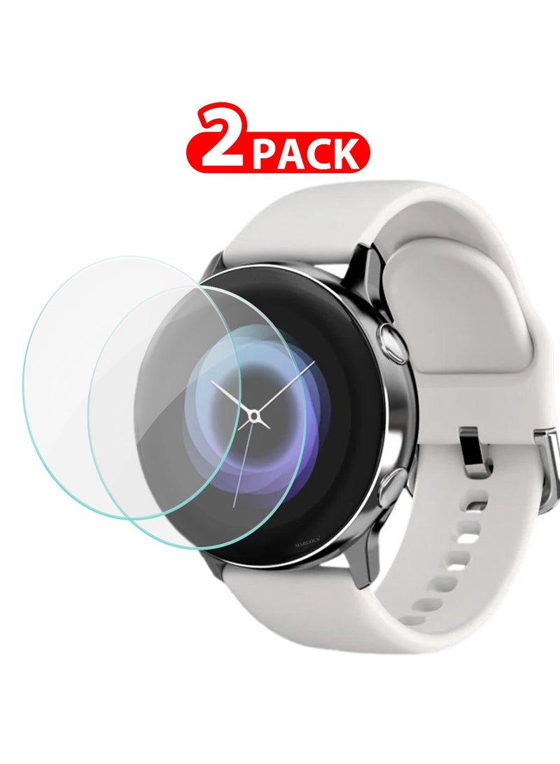 MARGOUN 2Packs 40mm Premium Screen Protector for Samsung Galaxy Active 2 – Scratch & Impact Resistant, Easy Install, Bubble-free Clear-2  - Image 1
