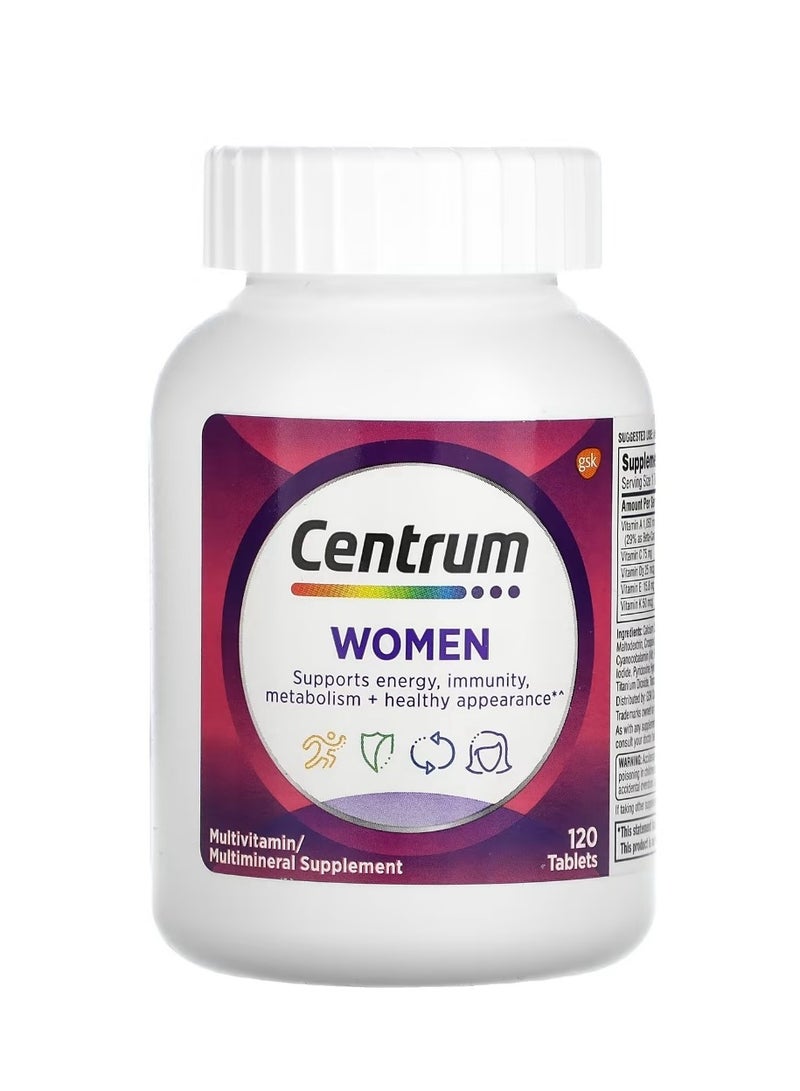 سنتروم Women Multivitamin 120 Tablets  - Image 2