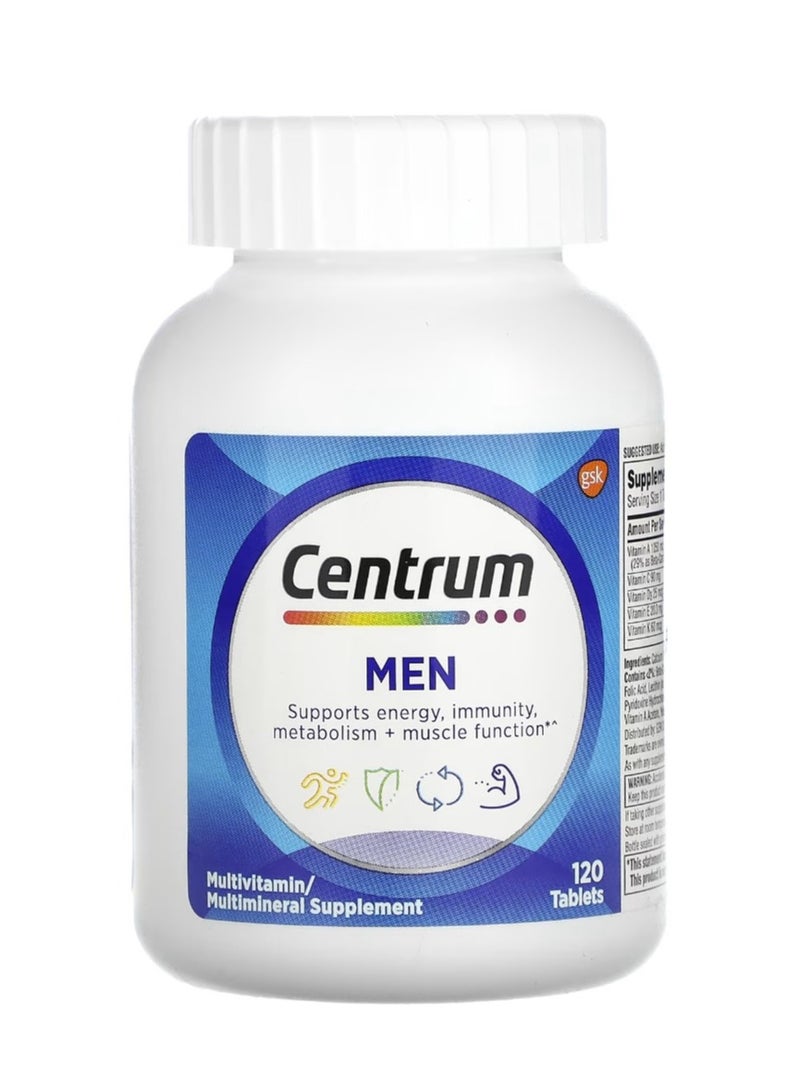 سنتروم Men Multivitamins 120 Tablets  - Image 2