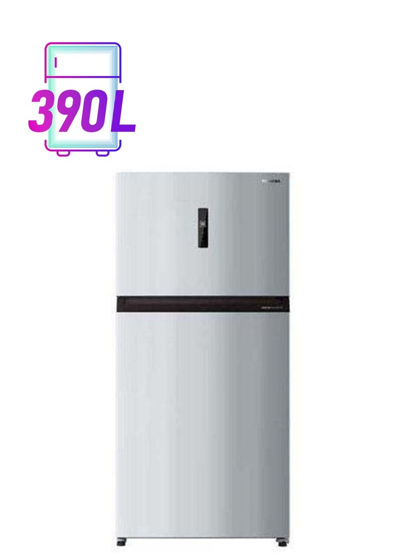 توشيبا Refrigerator 13.8 Cuft Freezer 5.8 Cuft Origin INVERTER Color Bright Steel 365 kW GR-RT735WE-PMU(04) Bright Steel  - Image 1
