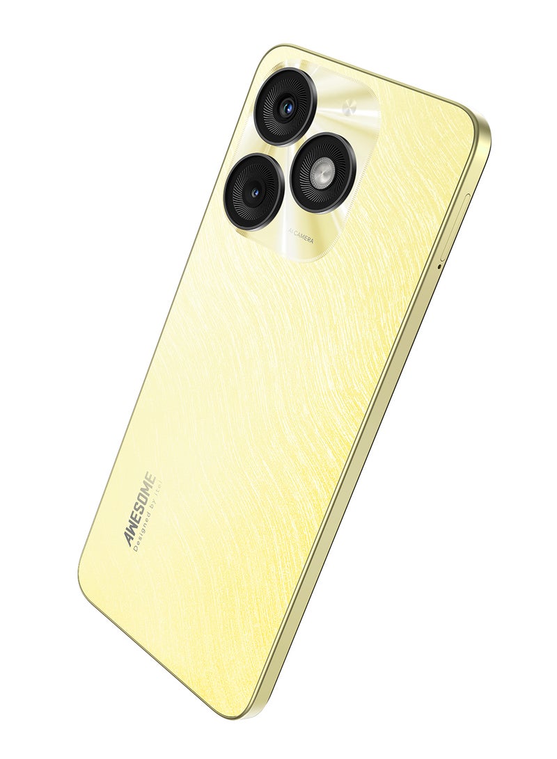 إيتيل A50 Dual SIM Shimmer Gold  4+8GB RAM 256GB 4G - Middle East Version  - Image 5