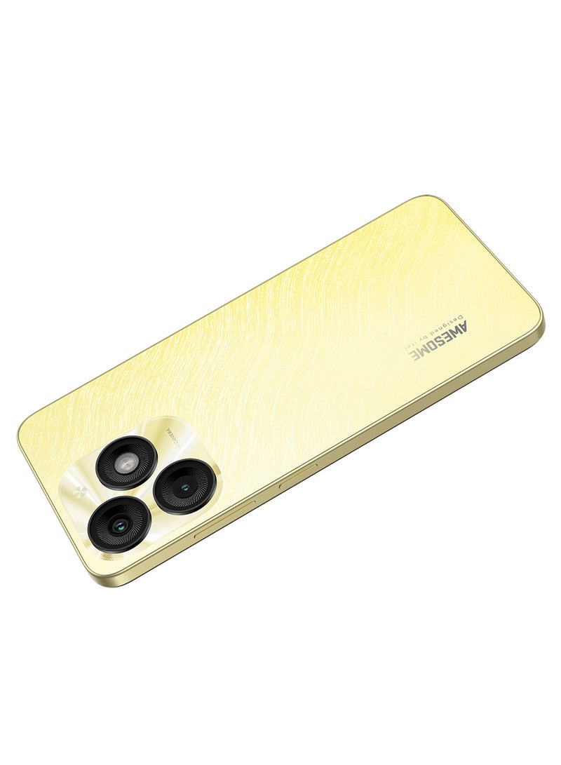 إيتيل A50 Dual SIM Shimmer Gold  4+8GB RAM 256GB 4G - Middle East Version  - Image 2
