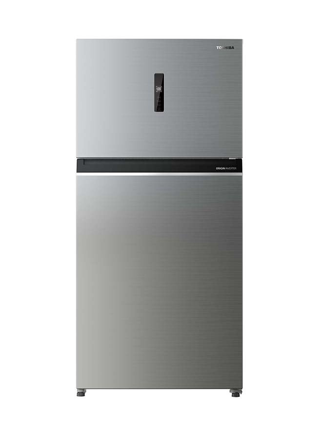 توشيبا Refrigerator 15.7Cuft Freezer 5.8Cuft Origin INVERTER Silver 380 kW GR-RT835WE-PMU(49) Silver  - Image 1