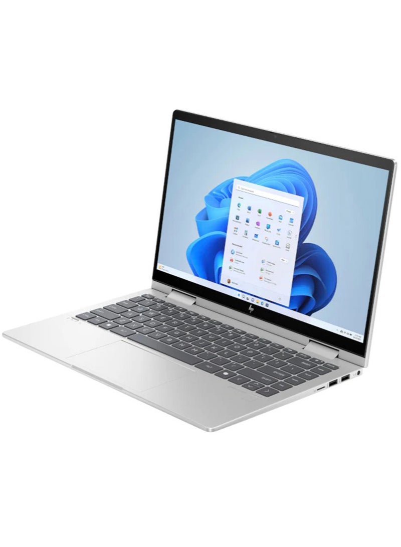 HP Envy X360 14-es1023dx (Upgraded Version) Laptop With 14-Inch FHD IPS Display, Core 7-150U Processor/16GB RAM/ 512GB SSD/Intel Iris Xe Graphics/Windows 11 English silver  - Image 1
