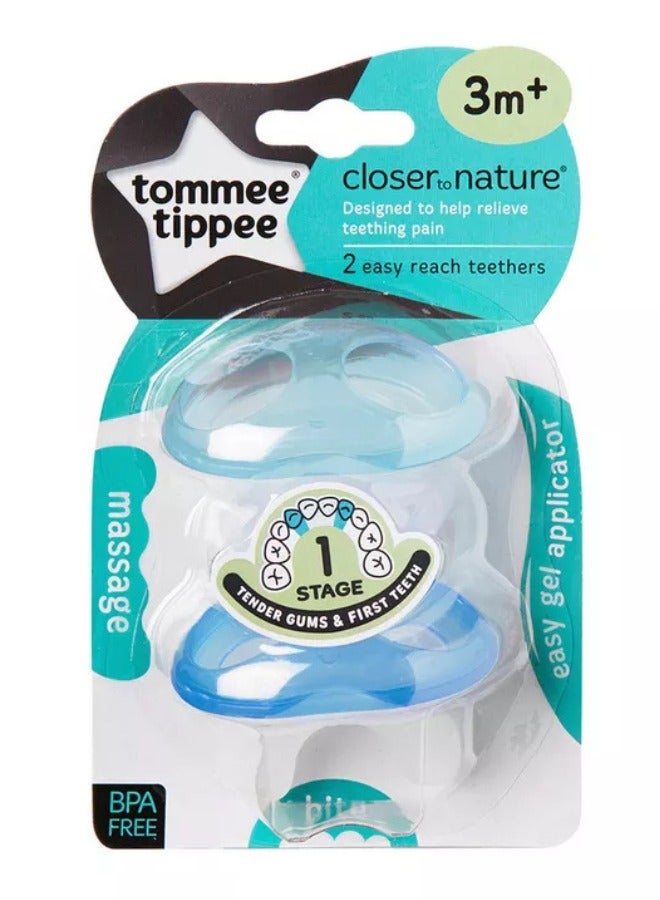 tommee tippee - Baby Teether Set – 2 Teethers For Gums And First Teeth - Image 1