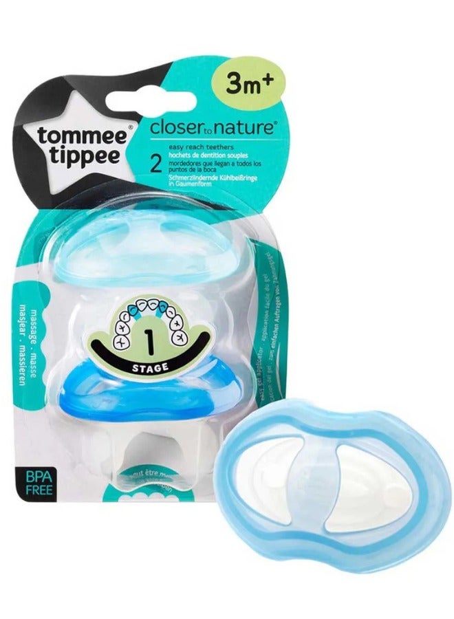 tommee tippee - Baby Teether Set – 2 Teethers For Gums And First Teeth - Image 1