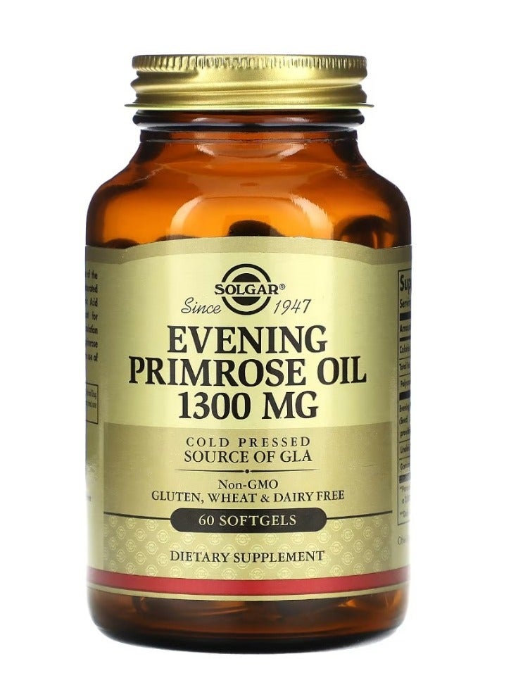 Solgar Evening Primrose Oil 1300 mg 60 Softgels - Image 1