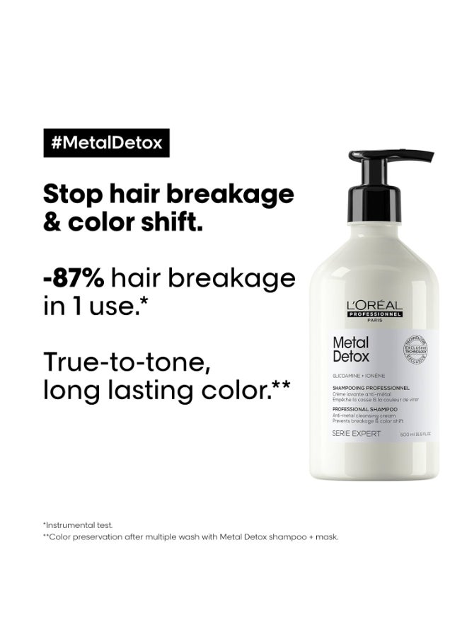 لوريال بروفيسيونال Metal Detox Anti-Metal Sulfate-Free Shampoo 500 ml  - Image 3