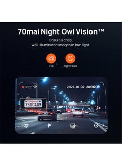 70mai Dash Cam M500 1944P 170FOV 70mai M500 Car DVR Dash Camera Recorder GPS ADAS 23H Parking Monitor 64G eMMC Built-in Storage  - Image 4