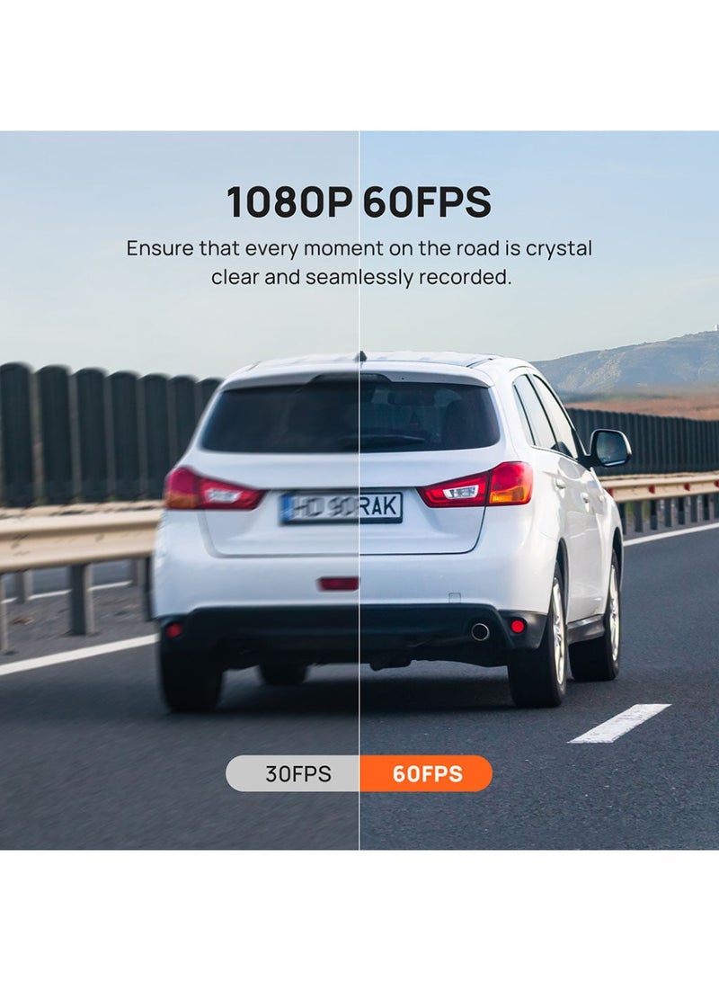 70 ماي - Dash Cam A200 Dual-channel Record 1080P HDR 2'' IPS Screen 24H Parking Monitor 70mai Car DVR A200 WIFI APP 130° FOV - Image 1