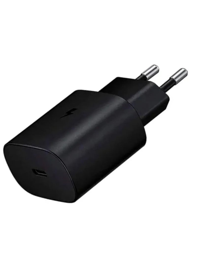 سامسونج 45W Super Fast Charger, with Type-C to C Cable Black  - Image 2