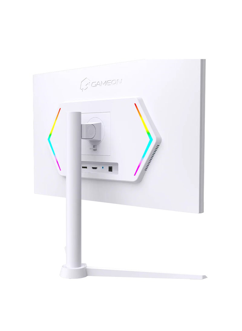 GAMEON 27" Inch Artic Pro-Series Gaming Monitor (1920x1080) FHD, 190Hz Refresh Rate, MPRT 0.5ms Response Time, Fast IPS Panel, G-Sync Free Sync with HDMI 2.1 (Support PS5) GOA27FHD190IPS | White - Image 4