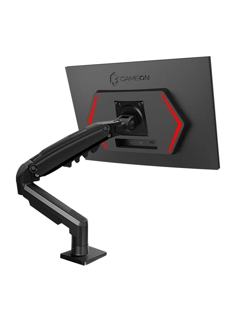 جايم أون شاشة الألعاب GOM27FHD190IPSX Midnight Pro X Series، شاشة سوداء بحجم 27 بوصة، قيمنق شاشة دقة 1920x1080p FHD، لوحة IPS سريعة، معدل تحديث 190 هرتز، وقت استجابة 0.5 مللي ثانية، HDMI 2.1، مع قاعدة، دعم Freesync و G-Sync، تدعم HDR، PS5، VRR  - Image 4