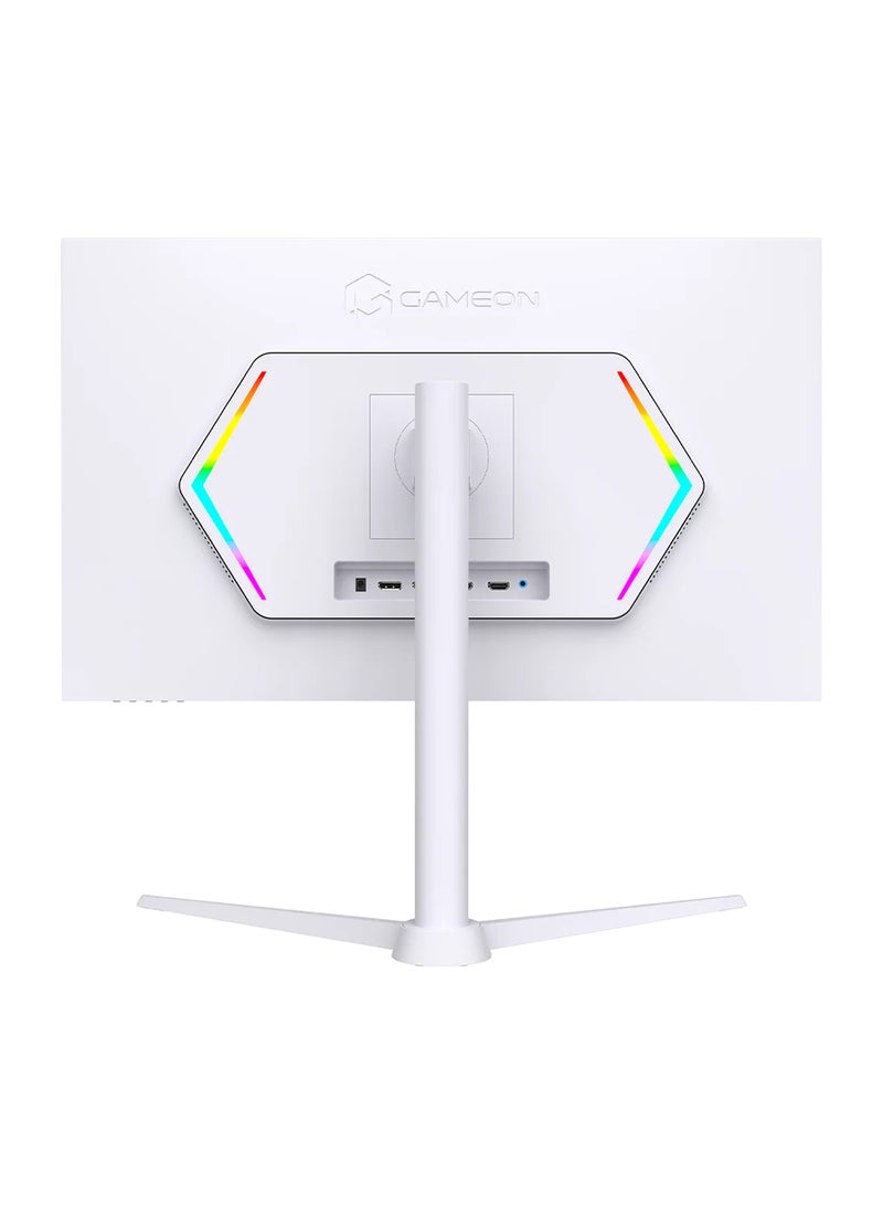 GameOn 27" Inch Artic Pro-Series Gaming Monitor (2560x1440) 2K QHD, 180Hz Refresh Rate, MPRT 0.3ms Response Time, Fast IPS Panel with 2.1 HDMI (Support PS5) GOA27QHD180IPS | White  - Image 4