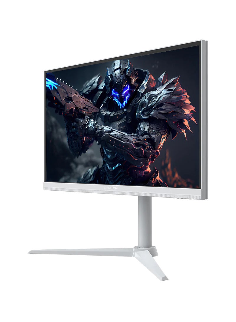 GameOn 27" Inch Artic Pro-Series Gaming Monitor (2560x1440) 2K QHD Fast IPS Panel, 240Hz Refresh Rate, 0.3ms Response Time with 2.1 HDMI (Support PS5) GOA27QHD240IPS | White  - Image 2