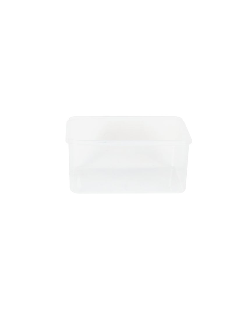 Royalford Royalford Food Storage Container Set- RF12630/ Square Boxes, 550 ml, 1000 ml, 2350 ml, 3700 ml, Pack of 4 Storage Containers/ Transparent Boxes, Perfect for Meal Prep, Leftovers, Snacks, etc./ Freezer Safe, Plastic Kitchen Accessories for Organization Clear  - Image 4