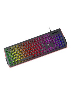 104-Key Computer Keyboard, Wired RGB Gaming Keyboard, Plug Play, Suitable for Long-Term Gaming, Office, Typing